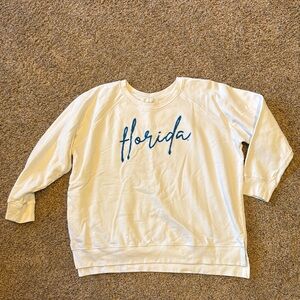 Stewart Simmons Florida Gators White Sweatshirt - 2XL